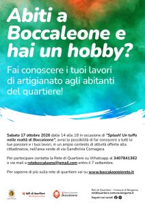 Scopri di più sull'articolo SPLASH 2026! Un tuffo nelle realtà di Boccaleone​