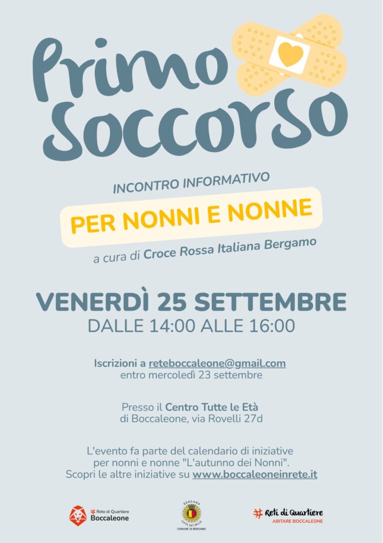 incontro primo soccorso 25/9/26 CTE boccaleone